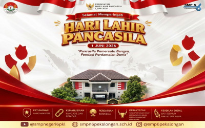 Selamat Hari Lahir Pancasila 1 Juni 2026 !!